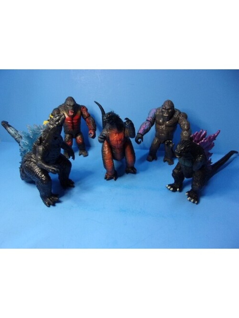 Lot of Godzilla & King Kong Action Figures Battle Roar Monsterverse Playmates